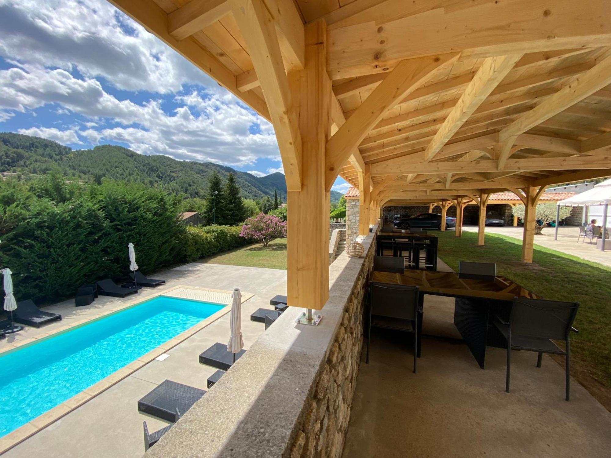 Domaine Les Buis Acomodação com café da manhã Saint-Fortunat-sur-Eyrieux Exterior foto